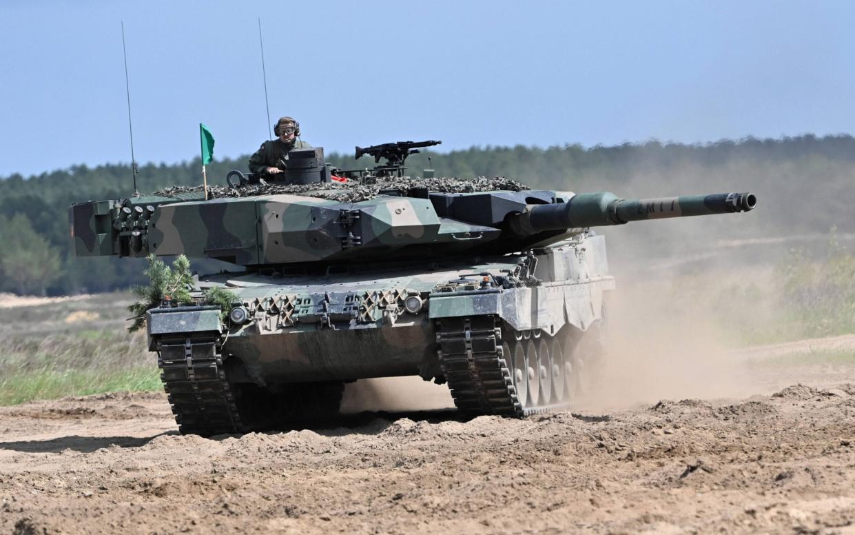 Leopard 2 tank Ukraine Russia war - Marcin Bielecki/EPA-EFE/Shutterstock