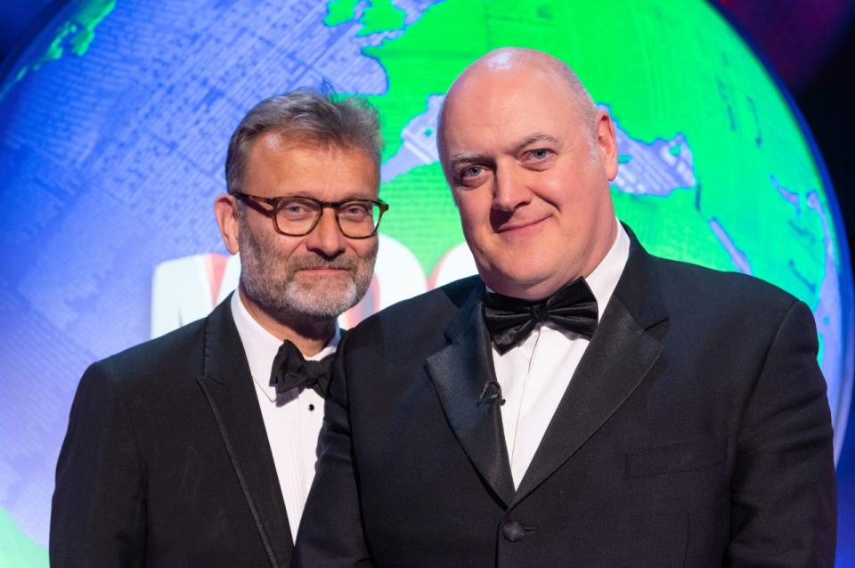 Hugh Dennis and Dara O Briain