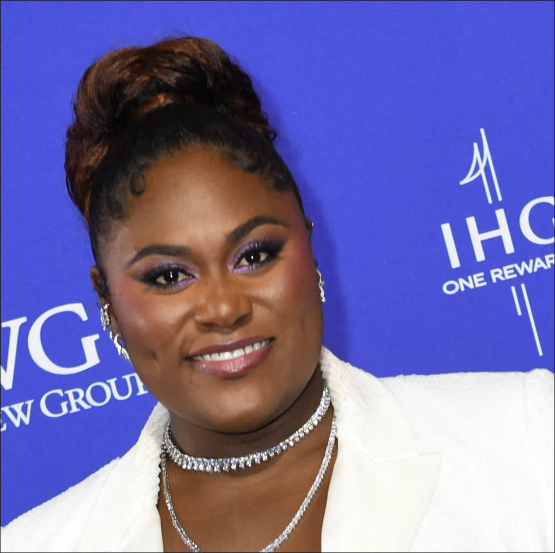  Recipient of the Spotlight Award - Actress for "The Color Purple" US actress Danielle Brooks arrives for the 35th Annual Palm Springs International Film Festival Awards Gala at the Convention Center in Palm Springs, California, on January 4, 2024. . 