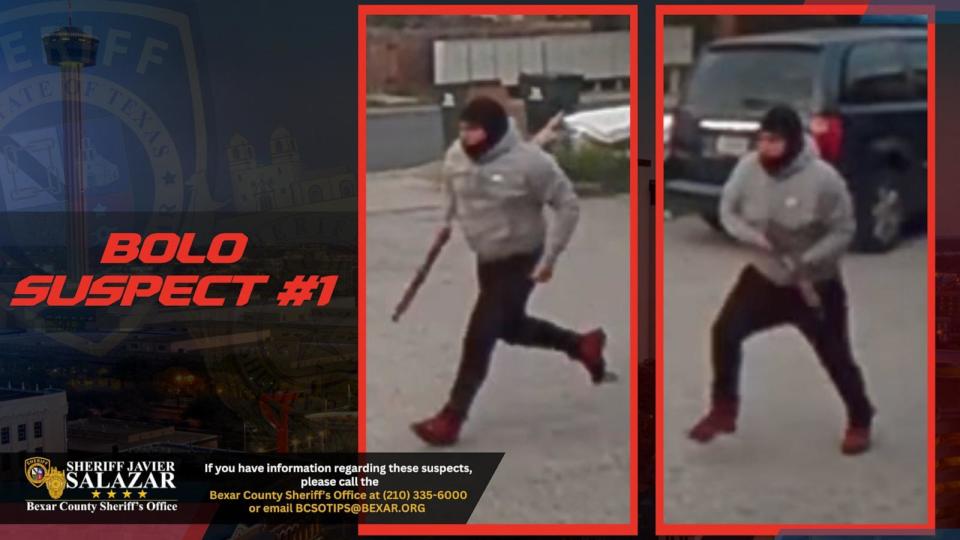 PHOTO: The Bexar County Sheriff's Office released images of a suspect sought in a shooting that occurred in San Antonio on May 8, 2024. (Bexar County Sheriff's Office)