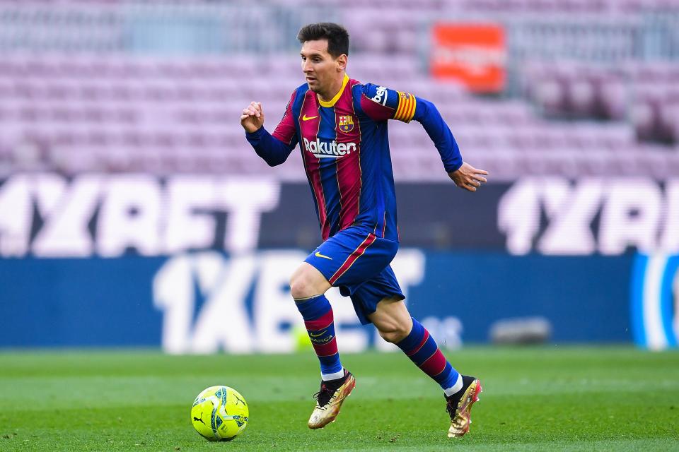 Messi in action for Barca this season (Getty Images)