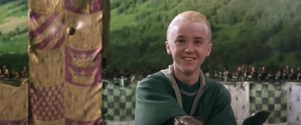 Tom Felton as Draco in "Harry Potter in the Chamber of Secrets."