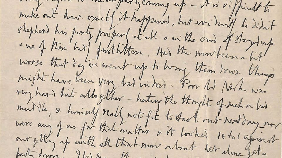 The collection at Magdalene College includes around 840 letters spanning from 1914 to 1924. - Magdalene College/AP