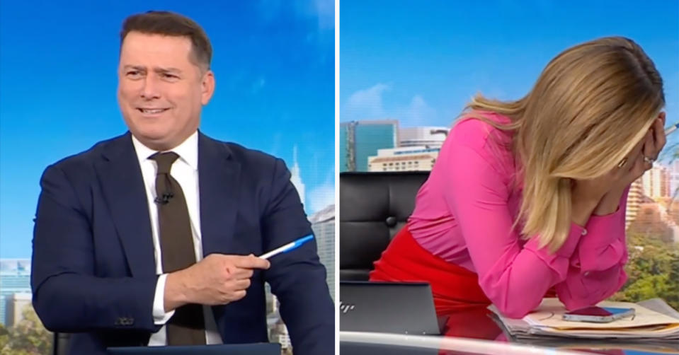 Today Show host Allison Langdon and Karl Stefanovic