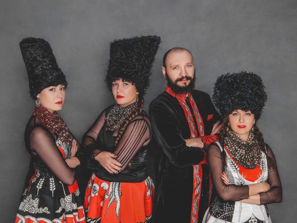 Ukrainian folk-punk quartet DakhaBrakha.