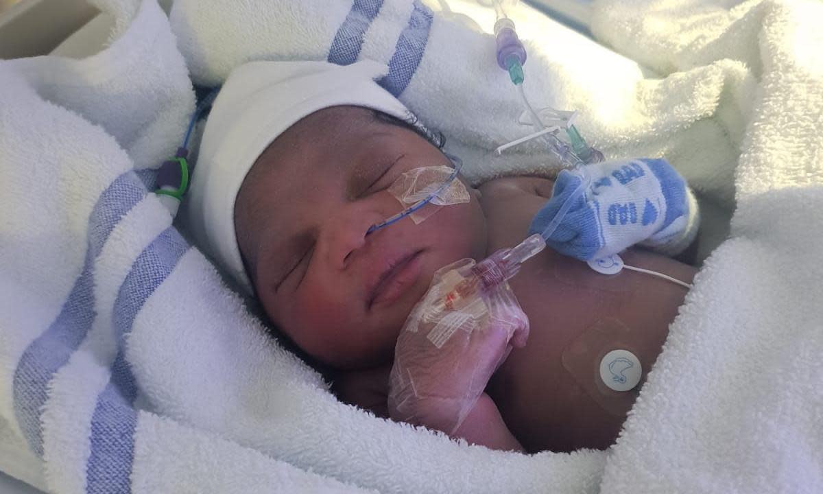 The baby girl who was found abandoned in a park in Newham, east London