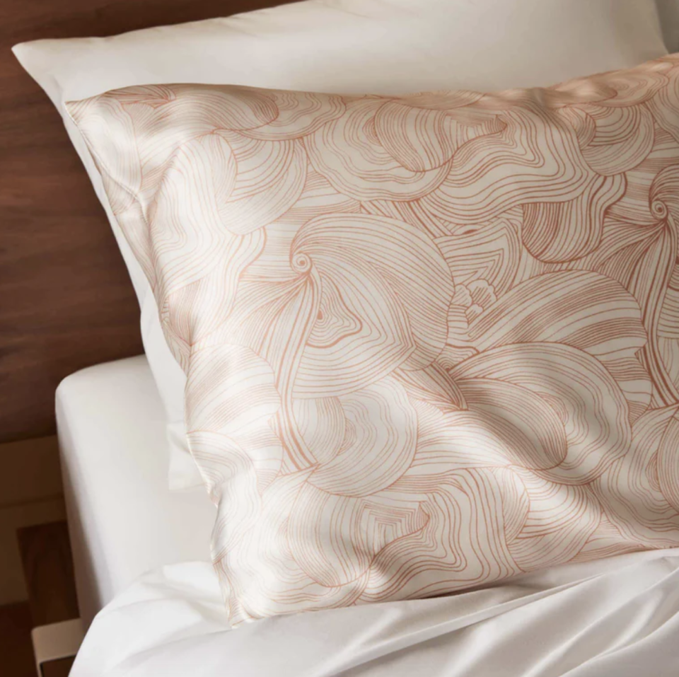 Mulberry Silk Pillowcase (photo via Brooklinen)