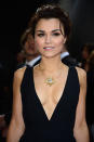 <p>Les Mis star Samantha Barks accessorises her Valentino gown with a gorgeous feature necklace.<br><br><a rel="nofollow" href="http://au.lifestyle.yahoo.com/beauty/galleries/photo/-/16226486/best-and-worst-oscars-hair/16227059/" data-ylk="slk:Best and worst Oscars hair;elm:context_link;itc:0;sec:content-canvas" class="link ">Best and worst Oscars hair</a></p>