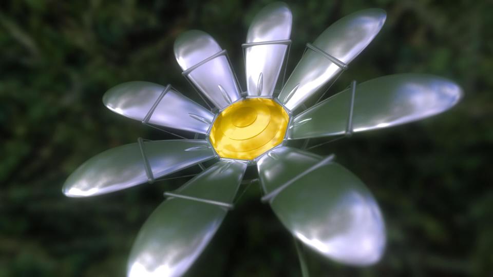 Robotic metal daisy