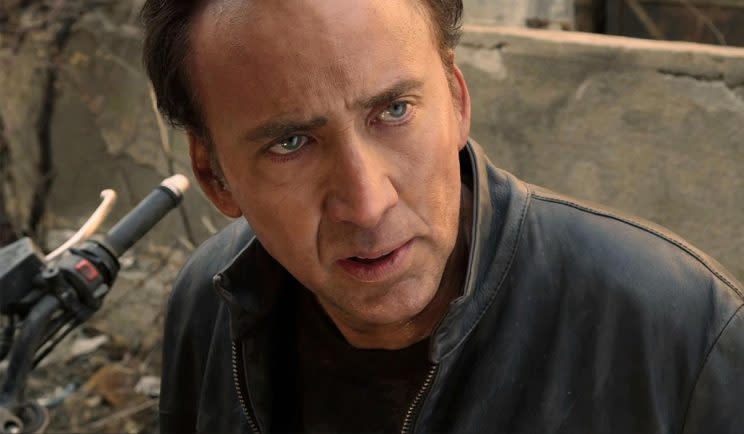 Nicolas Cage has been injured on set - Credit: Warner Bros.