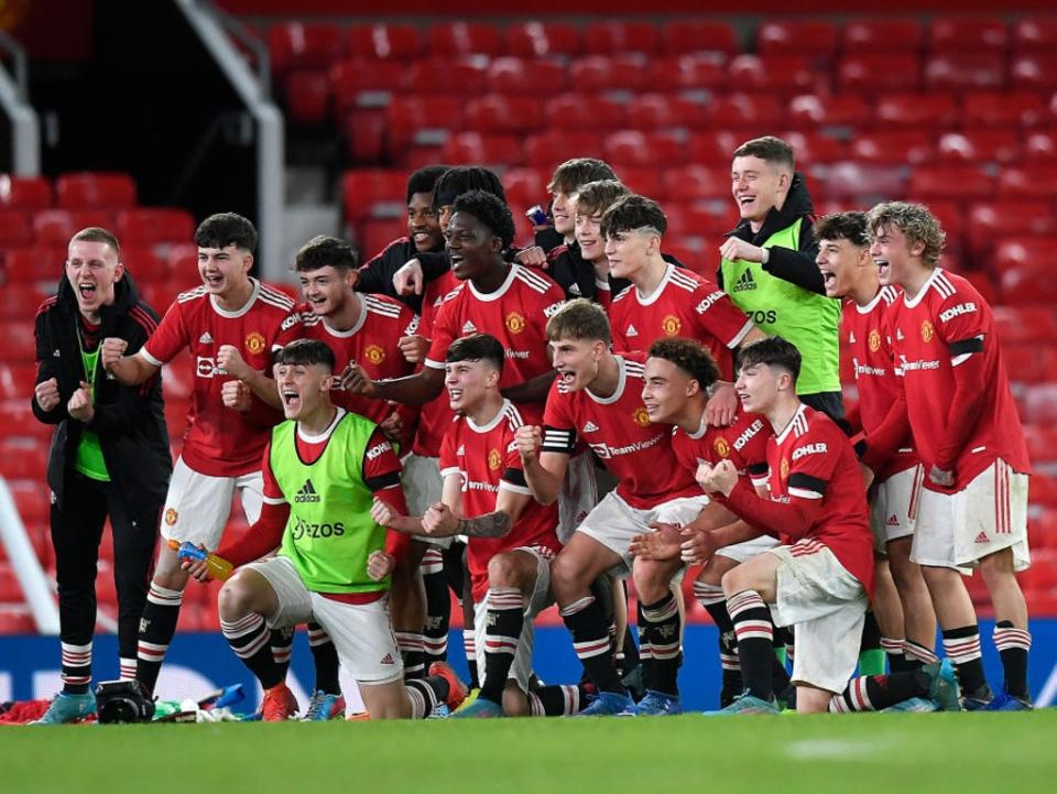 The FA Youth Cup final will take place at Old Trafford (Manchester United via Getty Imag)
