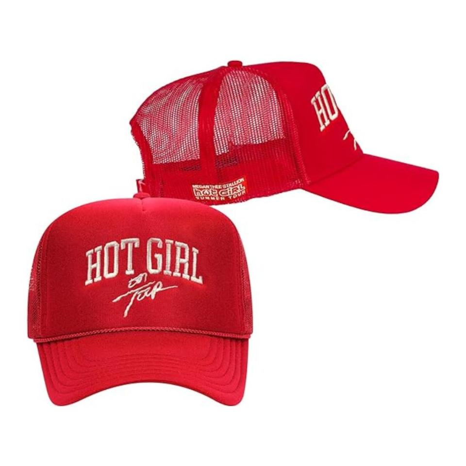 red megan thee stallion trucker hat