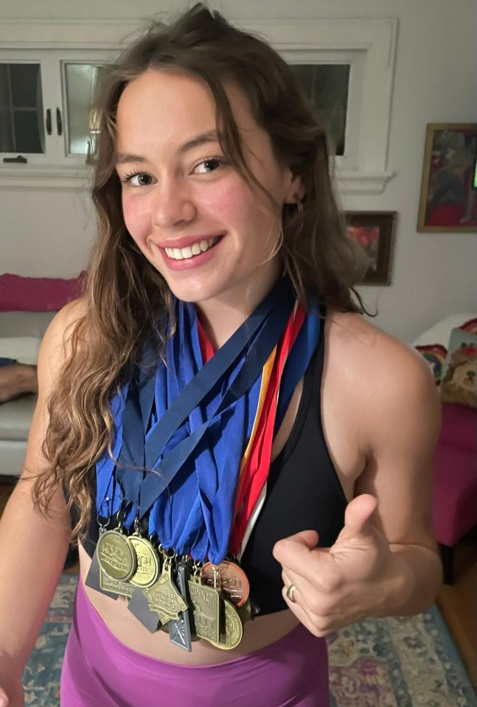 Audrey Leurck has a long resume in just two and a half years of rowing. Her previous accomplishments include winning a gold medal at the Midwest Junior Rowing Championships.