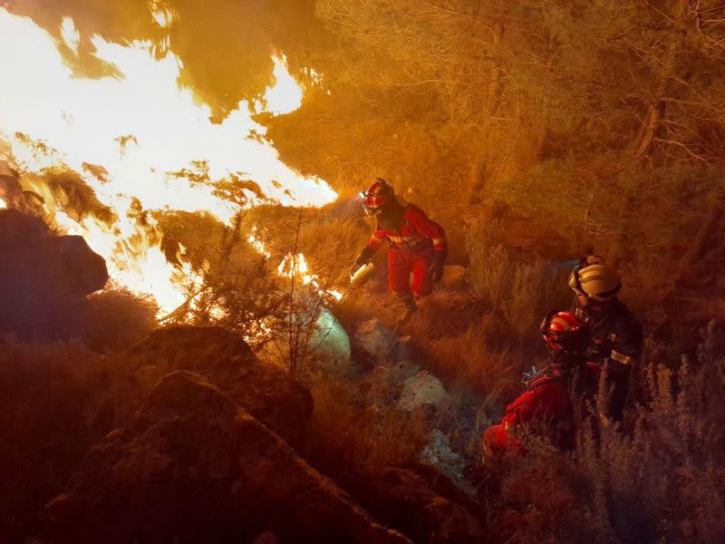 Incendio en Villanueva de Viver