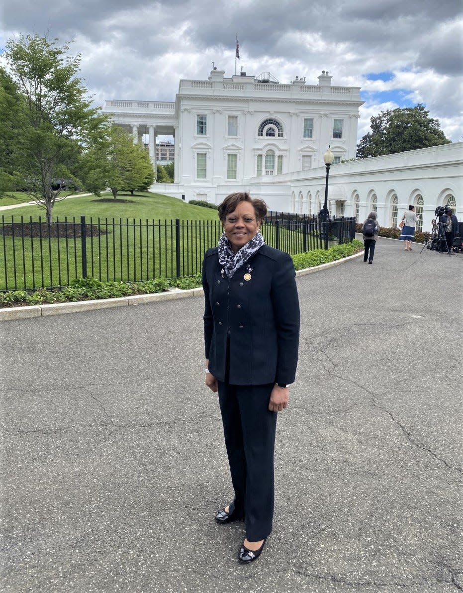 State Rep. Rosalyn Henderson-Myers of Spartanburg was honored at a White House event for legislation modeled after her S.C. Lactation Support Act that was signed into law by President Biden in December.