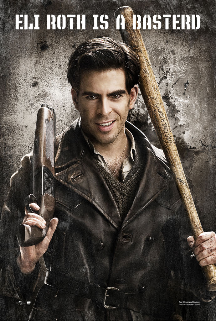 Eli Roth Inglourious Basterds Poster Production Stills Weinstein 2009