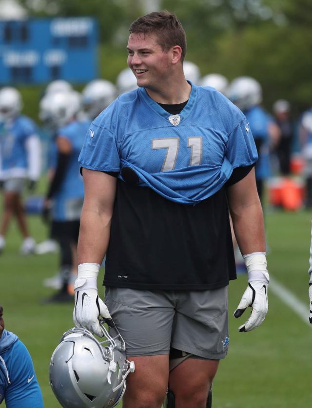 How Detroit Lions vets helped OG Logan Stenberg get over rough start