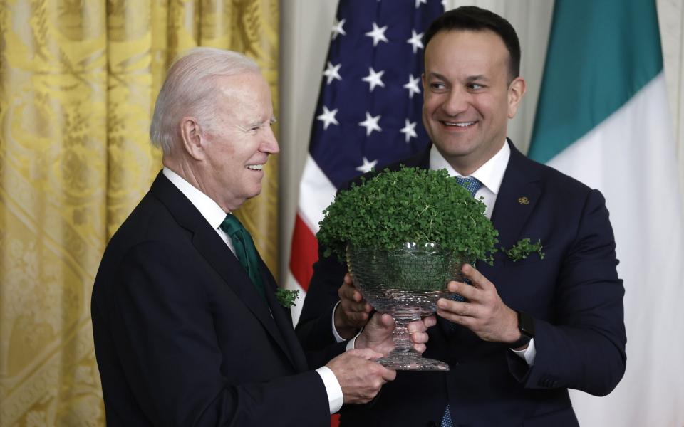 Leo Varadkar stood down as Ireland's leader in April shortly after meeting Joe Biden in the White House during a St Patrick's Day reception