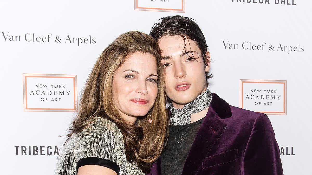 Model Stephanie Seymour and son Harry Brant