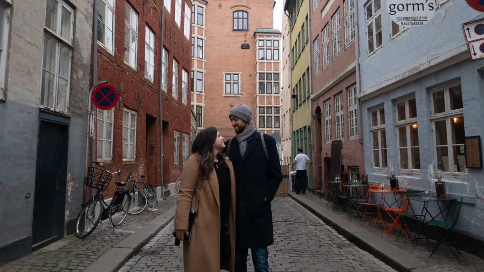 Here's Madeline and Sebastian on vacation in Copenhagen, Denmark. - Madeline Robson