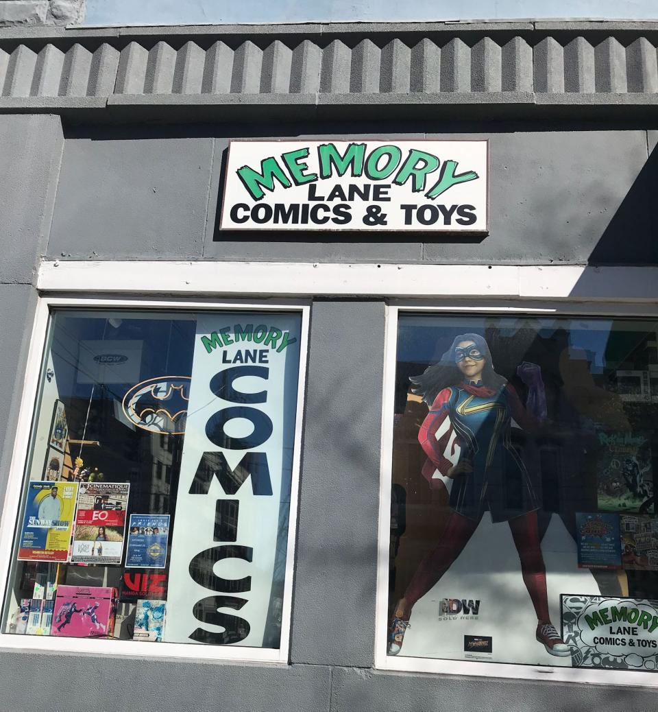 Memory Lane Comics & Toys in downtown Wilmington is located in a building that dates back to the 1700s.