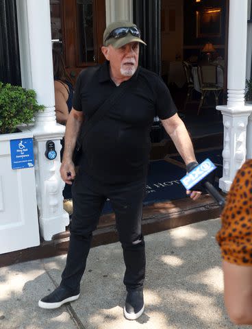 <p>Ordonez/Agudo/INSTARimages</p> Billy Joel outside the American Hotel on June 18