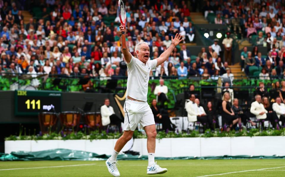 John McEnroe yells 'You cannot be serious' - GETTY IMAGES