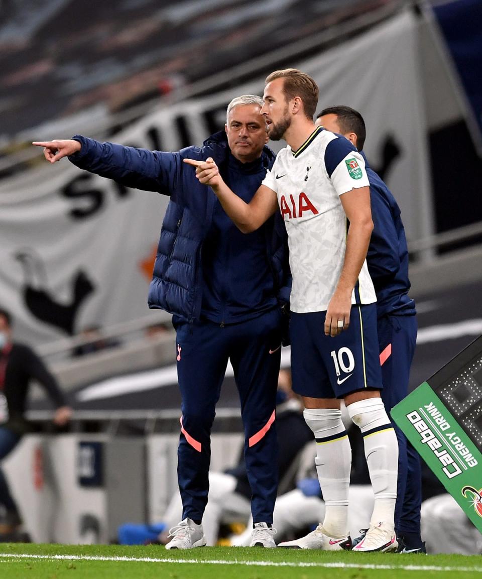 Harry Kane and Jose Mourinho (PA) (PA Archive)