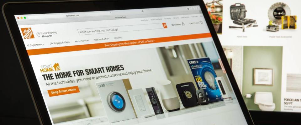 home depot website -1