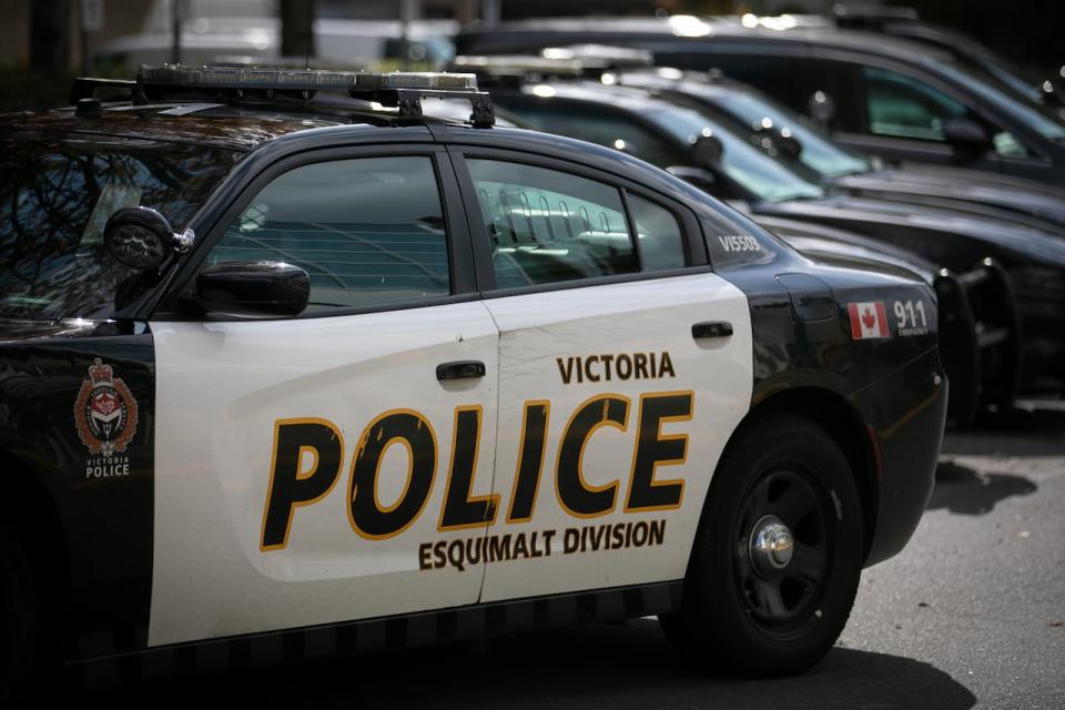 Police in Victoria said a notebook with information about 54 people was mistakenly left in the possession of a suspected criminal for eight days.  (Ken Mizokoshi/CBC - image credit)