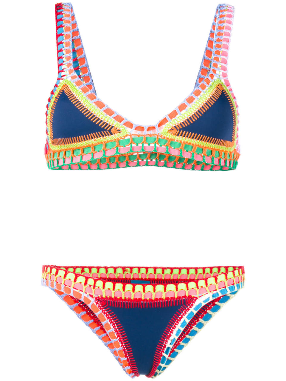 Kiini Crochet-Trimmed Bikini