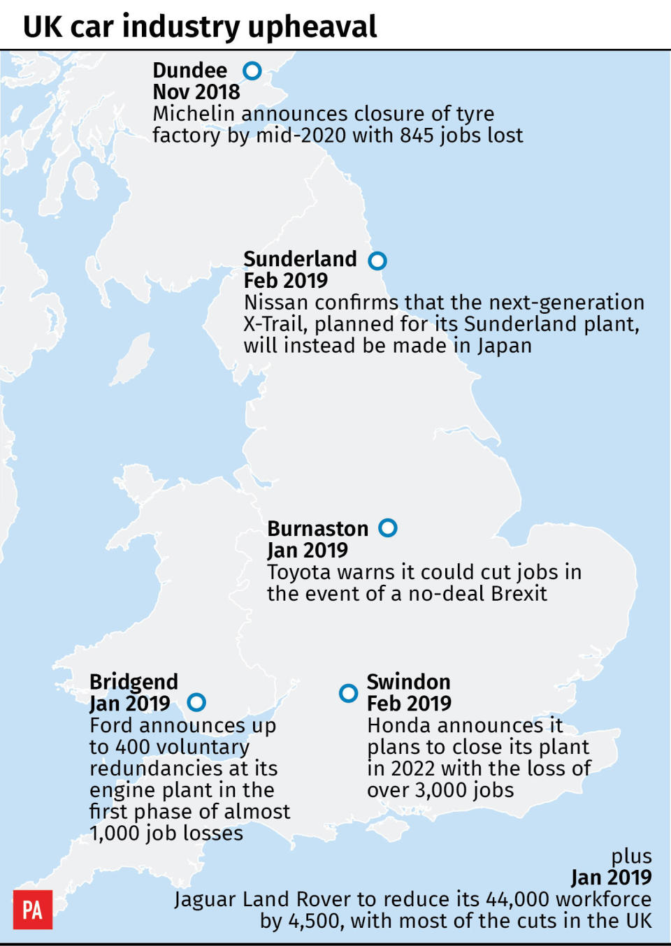 The firm was the first major Japanese company to get involved in large scale manufacturing in the UK in 1980.