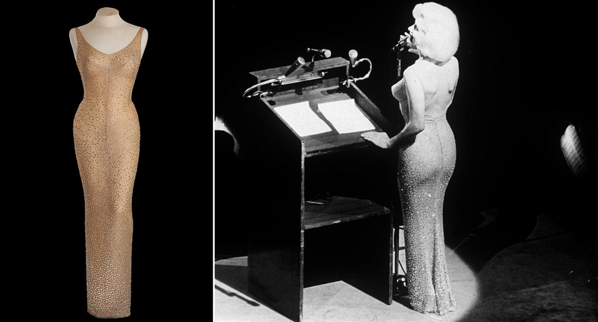 Marilyn Monroes Iconic Happy Birthday Mr President Dress Sells For Record Breaking Sum At Auction 5940