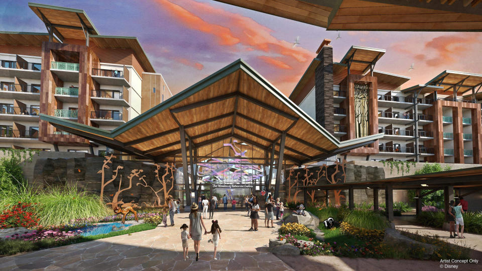 Reflections: A Disney Lakeside Lodge is a hotel and proposed Disney Vacation Club resort in development at Walt Disney World Resort in Florida. The new resort draws inspiration from the wonders of nature. (Disney)