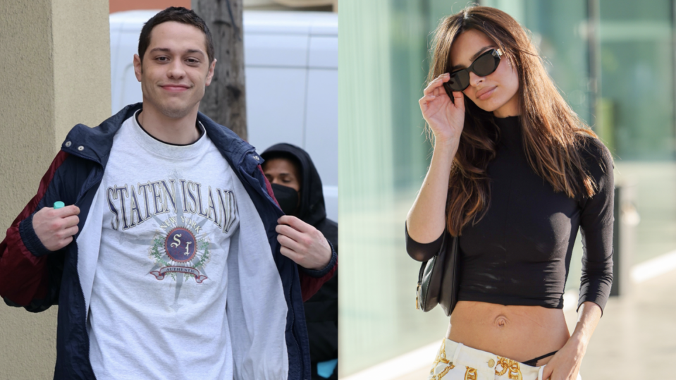 pete davidson, emrata