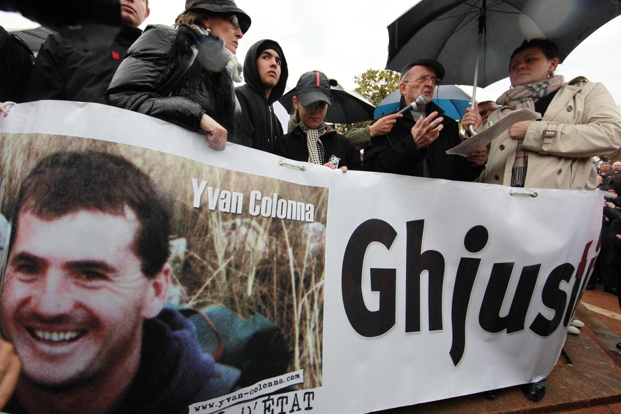 Manifestation en soutien à Yvan Colonna en 2009