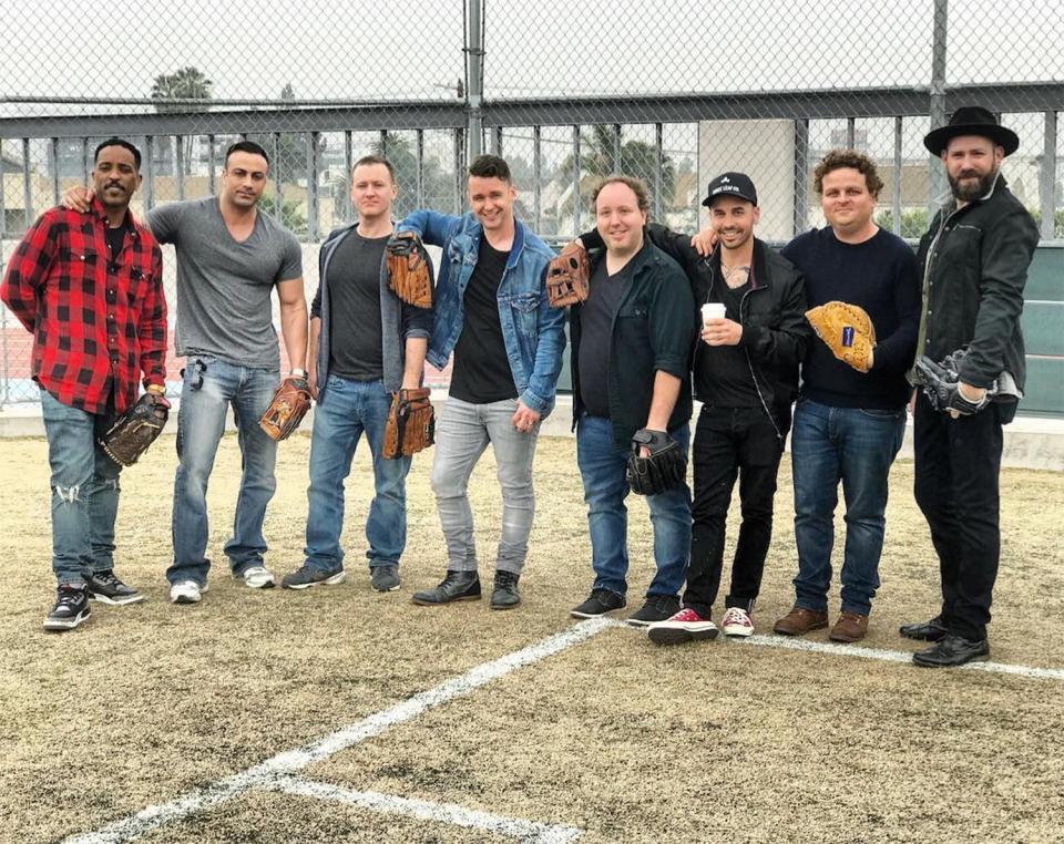 THE CAST OF 
 SANDLOT