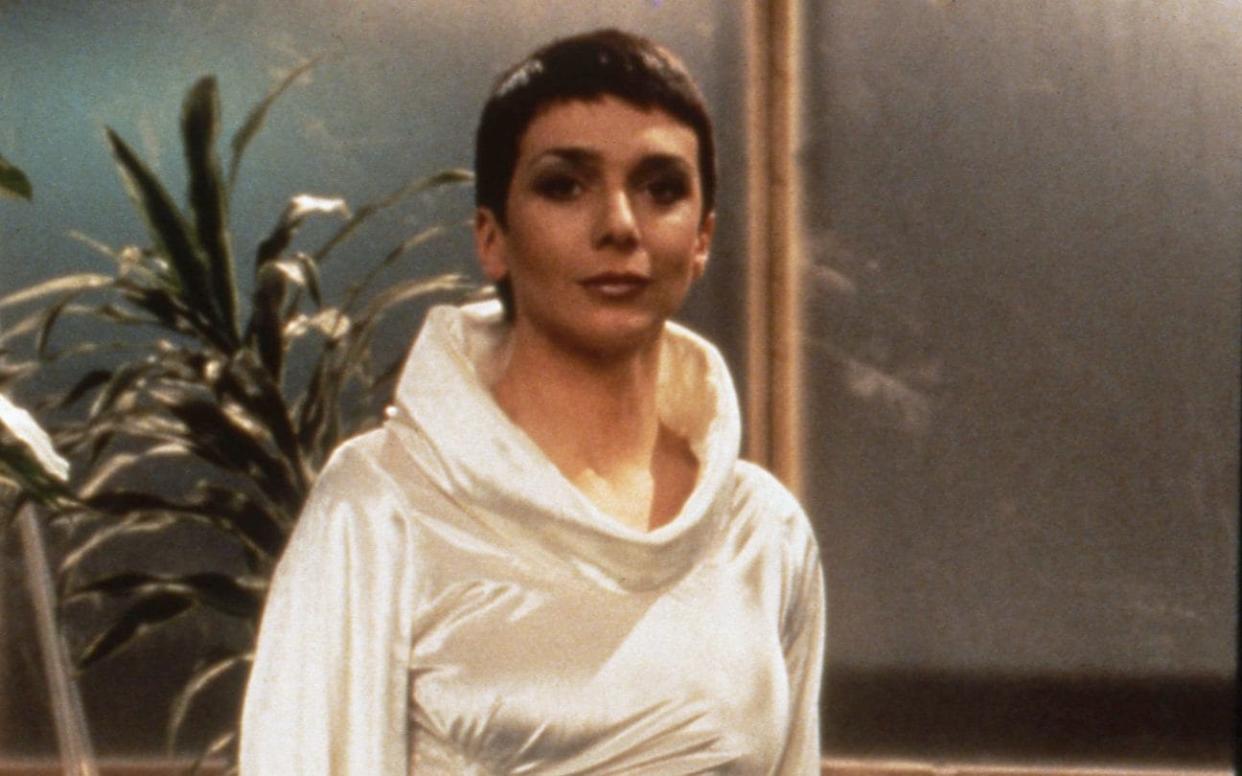 Jacqueline Pearce as Servalan in Blake's 7 - www.alamy.com