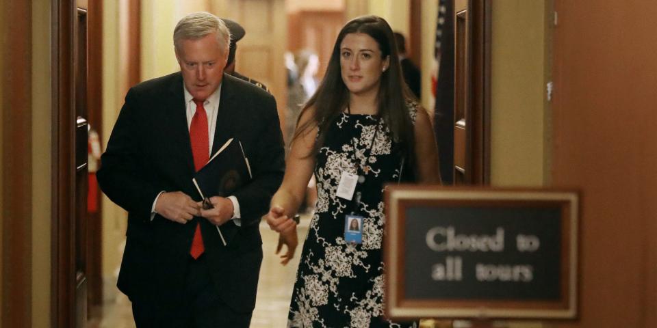 Mark Meadows and Cassidy Hutchinson
