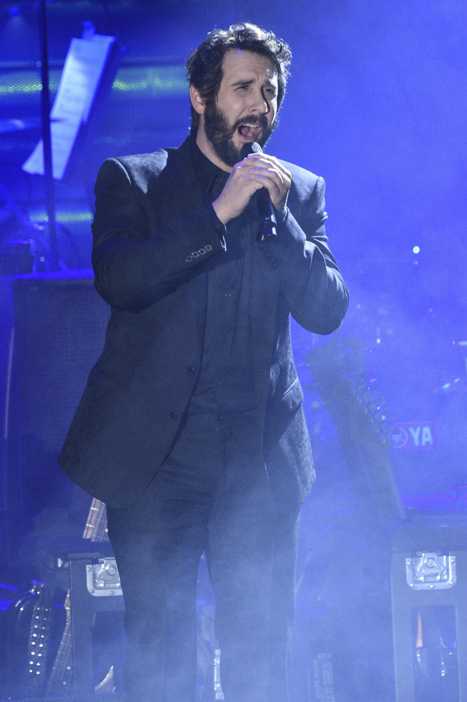 Josh Groban performs during the Pre-Grammy Gala on Saturday, Feb. 3, 2024, at the Beverly Hilton Hotel in Beverly Hills, Calif. (Photo by Richard Shotwell/Invision/AP)