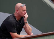 Tennis - French Open - Roland Garros, Paris, France - 29/5/17 Andre Agassi coach of Serbia's Novak Djokovic Reuters / Gonzalo Fuentes