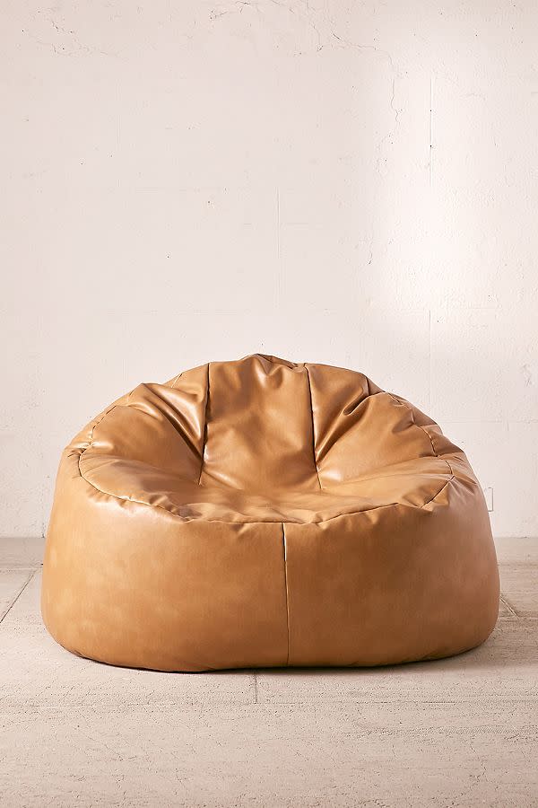 7) Leather Lounge Chair