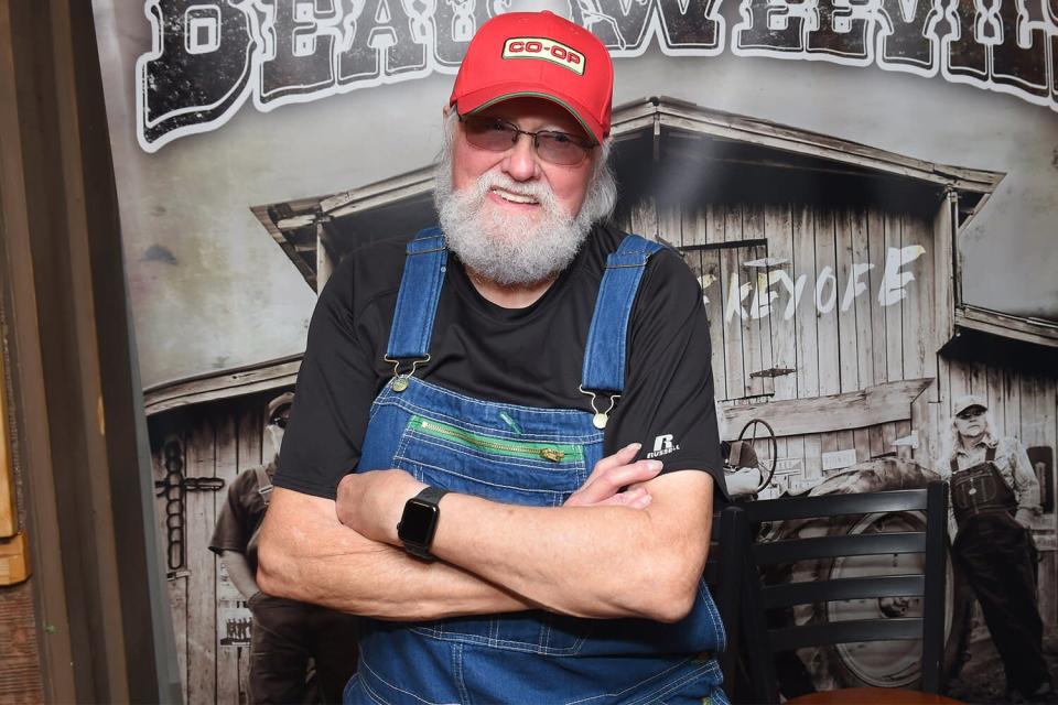 Country artist Charlie Daniels is seen backstage prior to The Beau Weevils Surprise Show at Winners and Losers Bar on October 30, 2018 in Nashville, Tennessee.