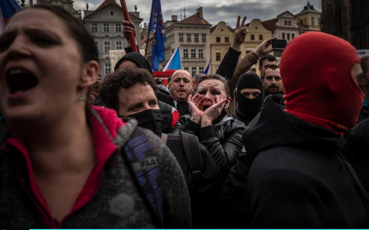 The curbs have not been welcomed by some locals, who have spent the past few days protesting over new restrictions - Gabriel Kuchta /Getty Images Europe 