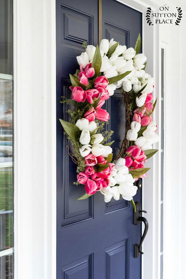 Simple DIY Winter Wreath with White Berries - On Sutton Place