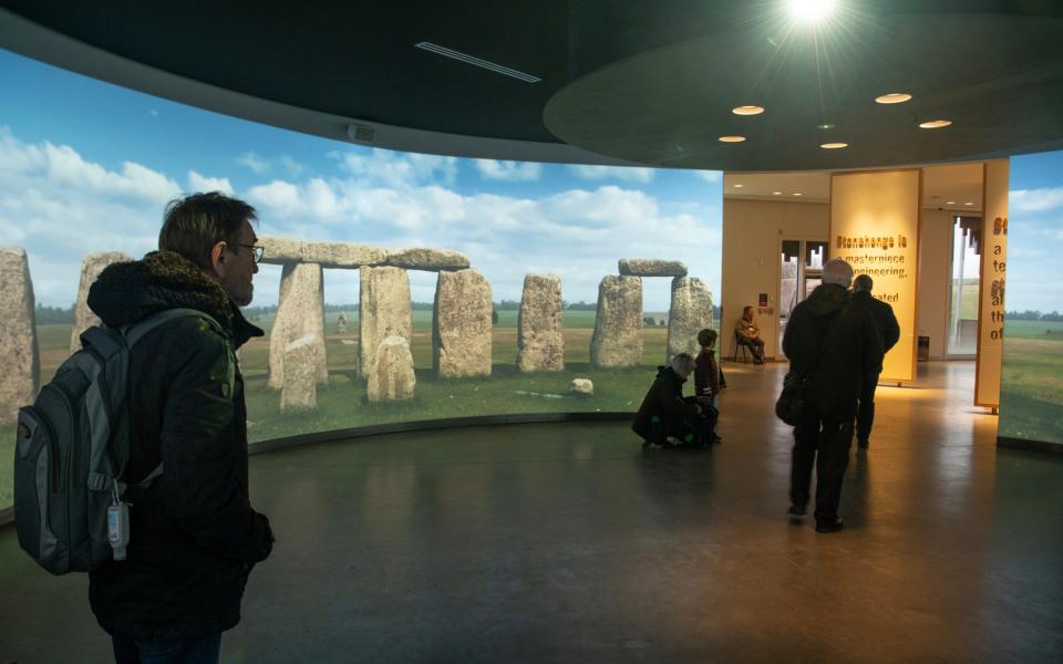 Inside the visitor center