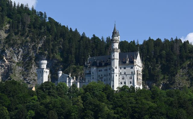 <p>Getty</p> View of the area near the Neuschwanstein castle