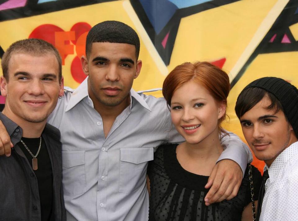 Shane Kippel, Aubrey Graham, Stacey Farber, Adamo Ruggiero, Degrassi