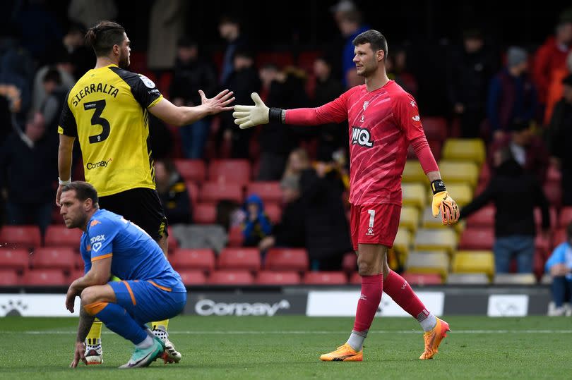 Billy Sharp reacts to Hull City's 0-0 draw at Watford -Credit:Alan Walter/REX/Shutterstock