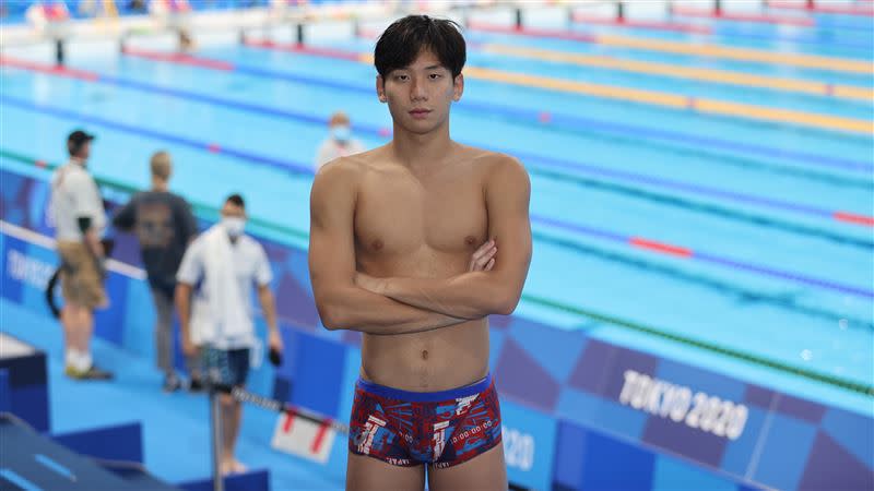 東京奧運中華游泳代表隊選手王冠閎。（圖／體育署提供）